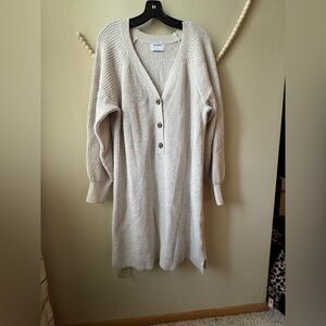Old Navy Long-Sleeve Ribbed Knit Mini Sweater Dress  XL
